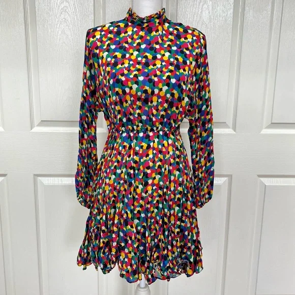 Rhode Caroline Mini Dress in Micro Confetti Size XS